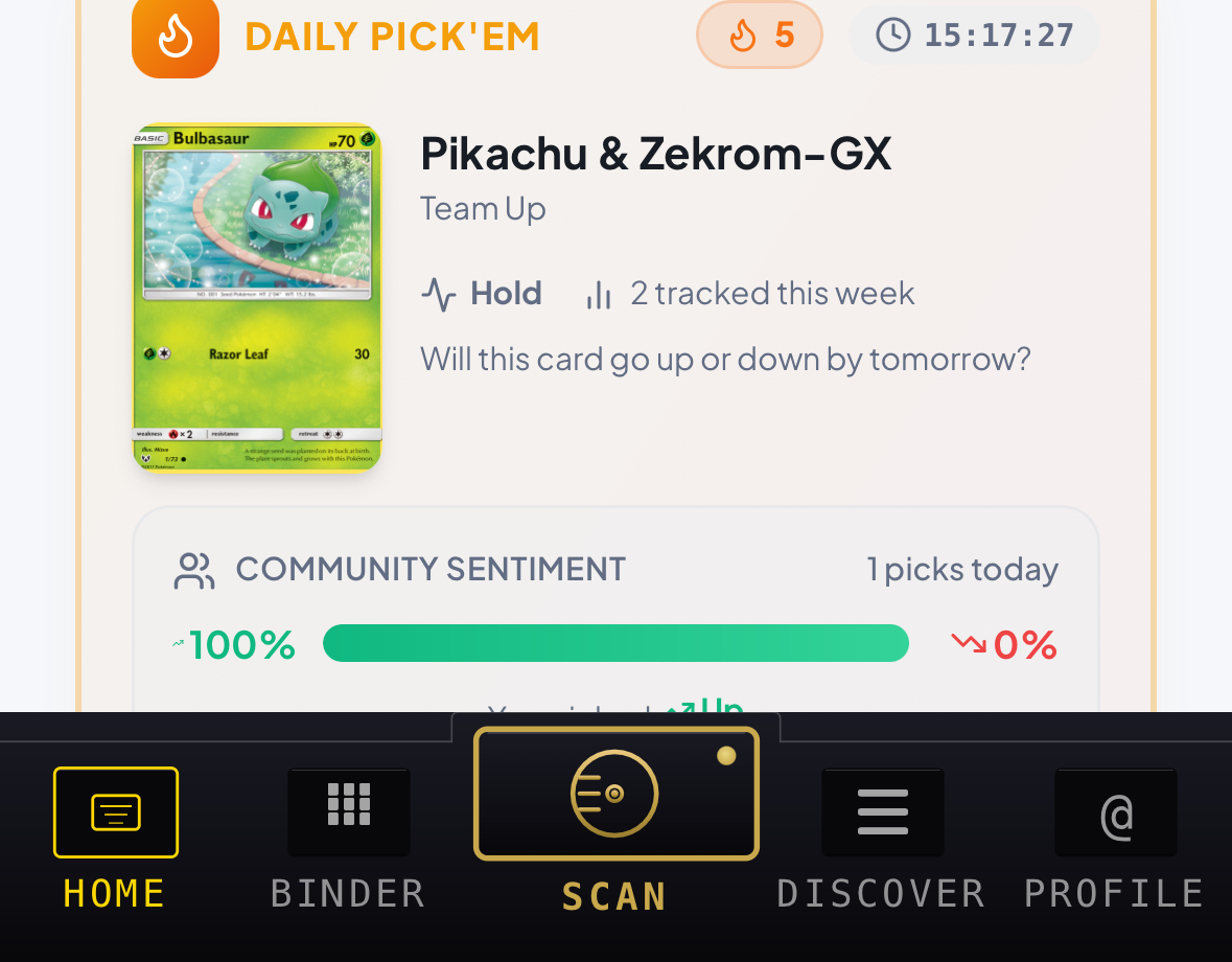 Pick'em widget